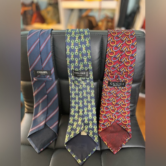 Chanel, Celine & Gucci neck ties - Picture 5 of 10
